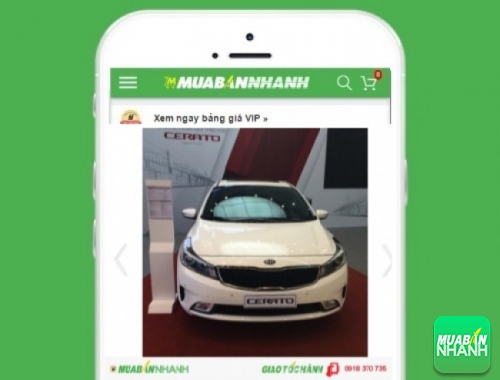 Xe ôtô Kia K3 1.6 MT - sản phẩm đang bán trên mạng xã hội MuaBanNhanh