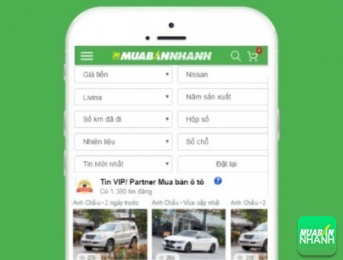 Giá xe Nissan Livina trên mạng xã hội MuaBanNhanh